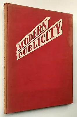 MODERN PUBLICITY 1938-39; A. Mercer W. Gaunt (eds.) Advertising Annual H/c • $35