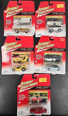 2002 JOHNNY LIGHTNING CLASSIC Gold Collection Lot Of 5 Pace Car Thing Cougar • $12.99