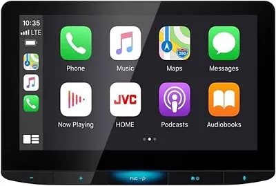 JVC KW-Z1000W Bluetooth Car Stereo Receiver With USB Port –10.1  Floating Touchs • $999