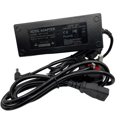 15V 10A 150W Adapter Charger Power Supply AC To DC Jack 5.5mm*2.1mm (2.5mm) • £21.98