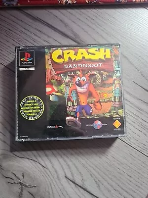 Crash Bandicoot / Sony PlayStation 1 / Big Box Black Label | With Demo Tested • £24.99