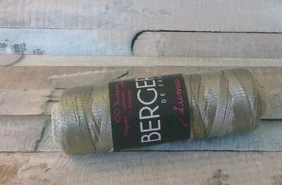 £2.50 • Buy Bergere De France Lumis, Aran Weight Ribbon Yarn, 50g - Kaki