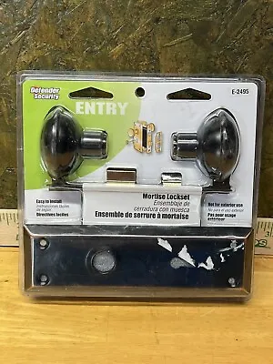 Defender  Security E 2495 Mortise Keyed Lock Set With Classic Bronze Knob E41 • $14.49