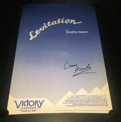 Rare Vintage Victory Gardens Levitation Poster Chicago Craig Hurley Autograph • $40