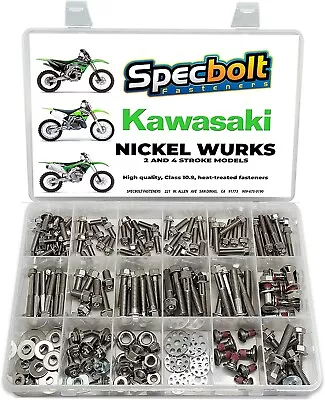 Kawasaki KX/KXF 2 And 4 Stroke Dressup Bolt Kit Kawasaki KX65 KX100 KX125 KX250 • $69.99