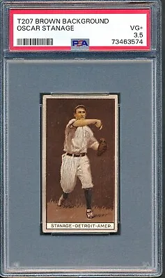 T207 Recruit 240: OSCAR STANAGE Detroit Tigers ~ PSA 3.5  • $124.50