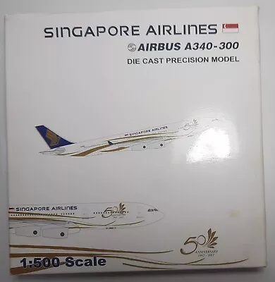 $75 • Buy 1:200 Star Jets A340-300 Singapore Airlines 50th Anniversary