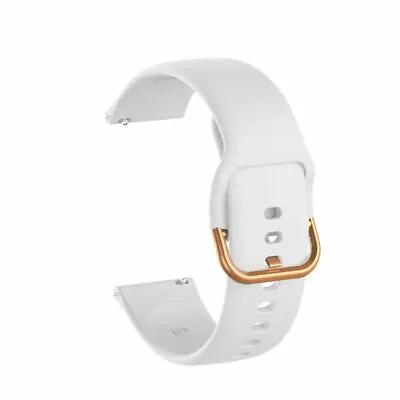 Silicone Watch Band Strap Rose Gold Buckle For Gramin Vivoactive 3 / 3 Music • $12.99
