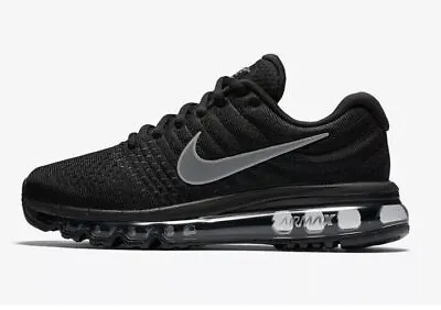 Nike Air Max 2017 Sneakers Black Anthracite Silver Womens Size US6-10 Shoes NEW✅ • $160