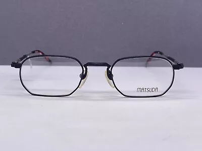 Matsuda Eyeglasses Frames Men Woman Black Rectangular Zisiliert 2870 Japan Np • $200.34