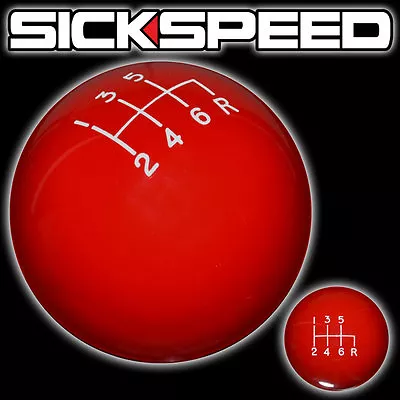 Red Ol' Skool Shift Knob For 6 Speed Short Throw Shifter Selector 10x1.25 • $28.88