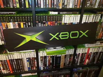 Xbox Display Microsoft Xbox Aluminum Sign Xbox Original 6 X24 . • $22.99