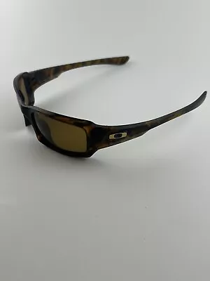 Oakley Fives Squared Brown Tortoise Bronze Polarized 12-968 Gold Icons RARE • $69.99