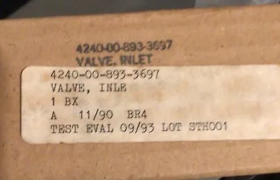 Inlet Valve M17/m17a1/m17a2 Gas Mask Original Unissued • $14.99