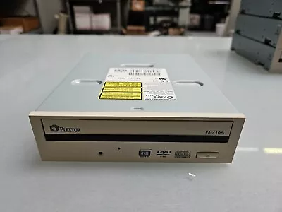 Plextor PX-716A CD/DVD Rewritable Internal IDE Desktop Drive - Beige Bezel • $49.95