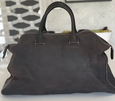Zagliani Tomodachi Leather Duffle/Overnight Bag. • $599
