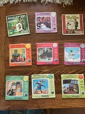 Vintage Sawyers View Master  9 Packets  24 Reels Children's Stories Must See Pic • $39