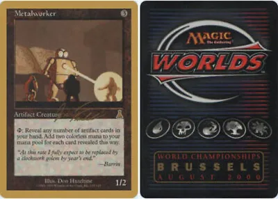 Metalworker - Jon Finkel - 2000 ~ Lightly Played World Championship N MTG Magic  • $35.99