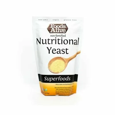 Nutritional Yeast Flakes Non-Fortified Fiber Based Protein Vegan Cheese Diet • $11.89