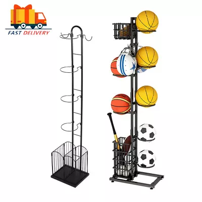 Volleyball Storage Rack Removable Display Stand For Football Basketball AU • $64.91
