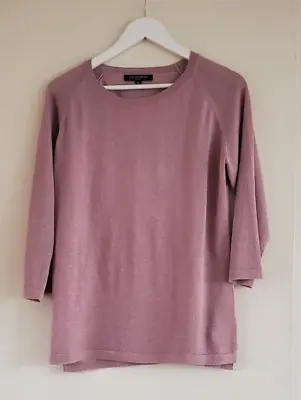 ILSE JACOBSEN Hornbaek Dusky Pink Glitter Top Size L • £10