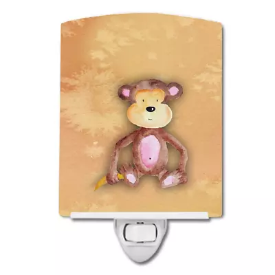 BB7380CNL Monkey Watercolor Ceramic Night Light Compact Ul-Certified Ideal ... • $31.99