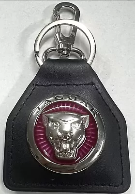 Genuine Australian Made Leather Keyring/Fob - Jaguar New Round Emblem • $18