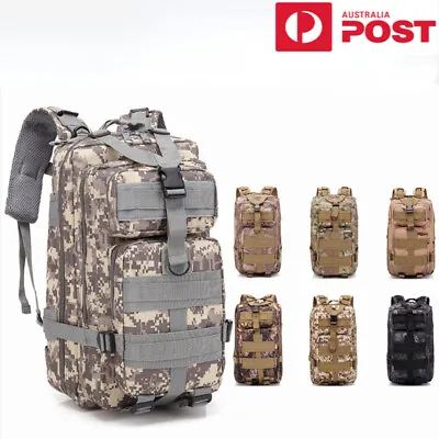 30L Military Tactical Backpack Rucksack Hiking Camping Outdoor Trekking Army Bag • $49.99