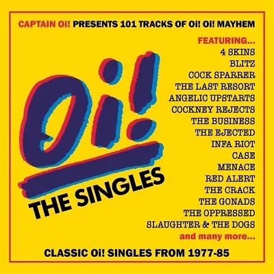Oi! The Singles 1977-85. - Various Artists (NEW 4CD) • £26.99