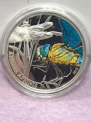 Palau ~ 2010 ~ Dragon Fly ~ $2 ~ Silver ~ Proof ~ In Capsule • $54.99