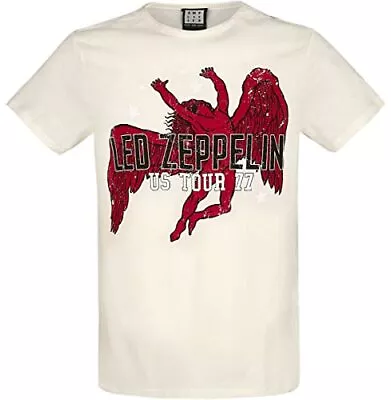 LED ZEPPELIN - Led Zeppelin Us Tour 77 Icarus Amplified Vintage Whit - I600z • £19.01