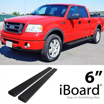 IBoard Stainless Steel 5  Running Boards Fit 04-08 Ford F150 SuperCrew Cab • $189