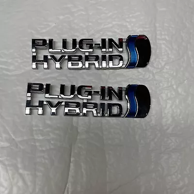 2017-2022 Toyota Prius Prime Hybrid Plug-in  Fender Emblems Logo • $34.99