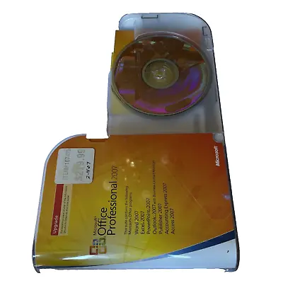 Microsoft Office Professional 2007Upgrade W/ Product Key 2-Discs Genuine Vintage • $24.03