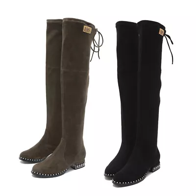 UGG Boots Womens Ladies Over The Knee High Tall Australian Sheepskin Wool Shoes • $75.99