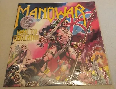 MANOWAR - Hail To England RARE COLOURED VINYL Limited Edition Reissue LP 2023 • $78