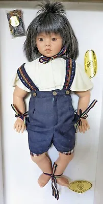 Vintage Puti GADCO Great American Doll Co Doll W/ Signed Print Original Box • $125