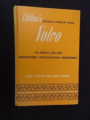 VOLVO ALL MODELS 1956 1968 HARD COVER CHILTONS Tuneup Service Repair Manual Book • $9.99