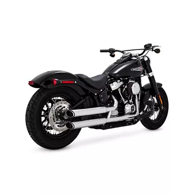 Exhaust Slip On Terminals Vance&hines Softail 2018-19 Street Bob Low Rider Slim • $713.50