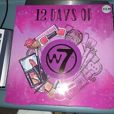 12 Days Of W7 Advent Calendar  Make-Up Set Lipstick Nail Polish Blush Mascara • £9.63