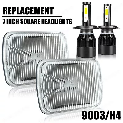 7x6  5x7 INCH Led Headlight High/Low Beam For Ford F150 F650 F750 E150 E250 E350 • $79.99