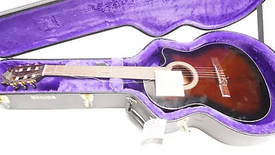 Ibanez GA35TCEDVS Acoustic/Electric Guitar Dark Violin Sunburs With Hard Case • $285