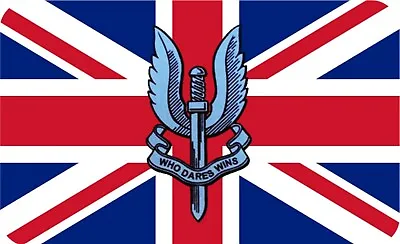 SAS Special Air Services Union Jack Rectangle Fridge Magnet Fantastic Souvenir • £3.99