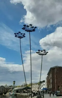 Cuffy's Metal Triple Cow Parsley Sculpture Garden Decoration  • £56.99