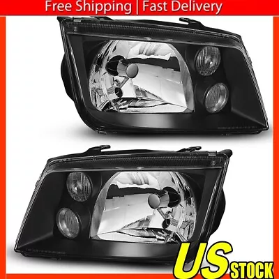 For 99-05 Jetta Mk4 Chrome Housing Headlights W/ Fog Lamp • $86.99