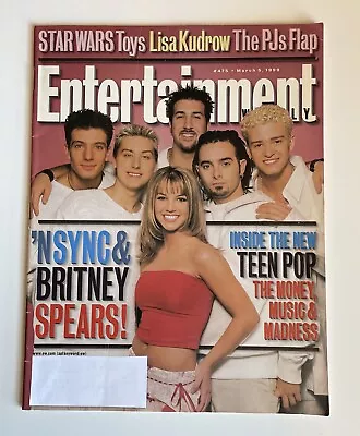 Entertainment Weekly Magazine March 5 1999 N' SYNC Britney Spears Timberlake • $16.99