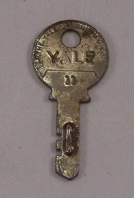 Vintage Antique Yale # 11 Flat Stamped Key Door Lock Padlock Safe Other • $8.98