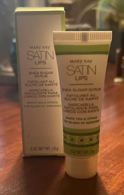 Mary Kay Satin Lips White Tea And Citrus Satin Lips Shea Sugar Scrub NIB • $6