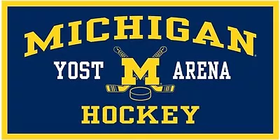 Michigan Wolverines Hockey Yost Arena NCAA Banner • $39.99