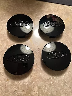 4PCS BLACK WHEEL HUB CENTER CAPS FORD FITS WHEELS WITH 2-1/2 CENTER CAPs • $40